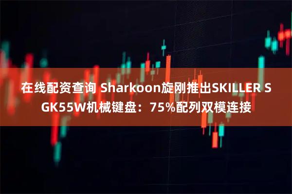 在线配资查询 Sharkoon旋刚推出SKILLER SGK55W机械键盘：75%配列双模连接